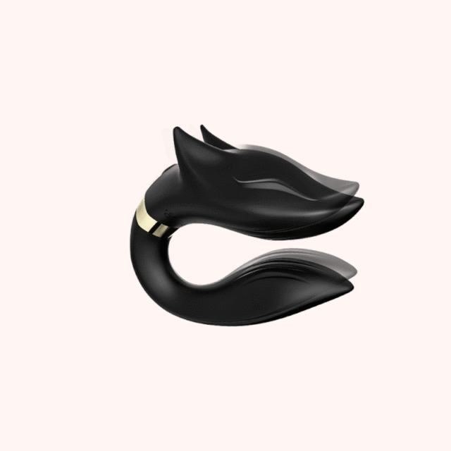 USK GZ01 Fox C-Shaped Clit Vibrator Remote Control with 9 Speed Function for Women Clit Stimulation
