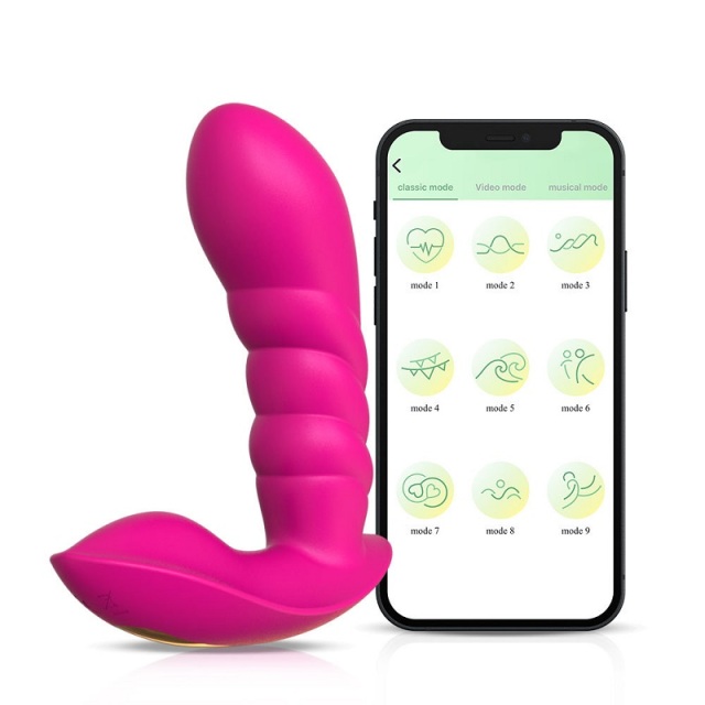 J205 Vibrator Long Distance APP Control Dildo with 9 Speed Remote Control Vibrating Egg G-spot Adults Sex Toys for Couples