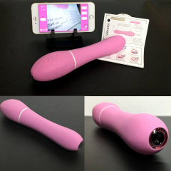 Aishe 8.86in Dildo Sex Toy With Camera Photo APP Remote Control Magic Wand With 9 Speed Vibration