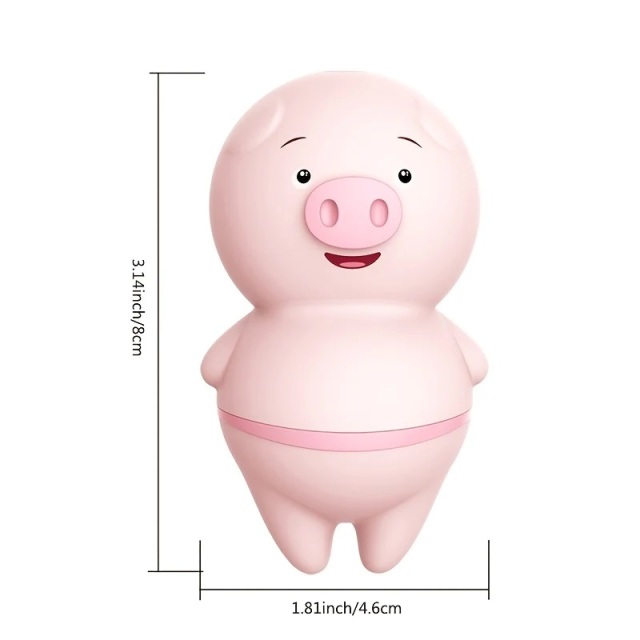 Cute Pig Tongue Licking Vibrator 6 Modes Clitoral Stimulator Nipple Massager Female Masturbation Cheap Sex Toys for Woman