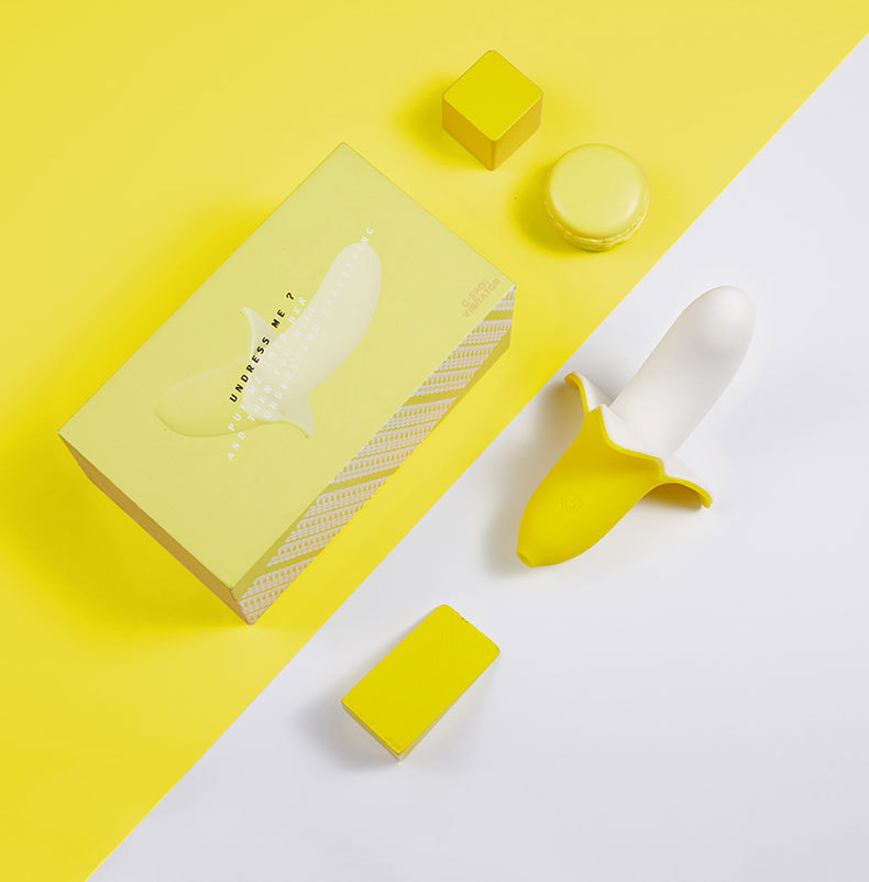 Banana Vibrator Sex Toy Discreet Massager Wand G Spot Orgasm Vibe 10-Speed Clit Stimulator