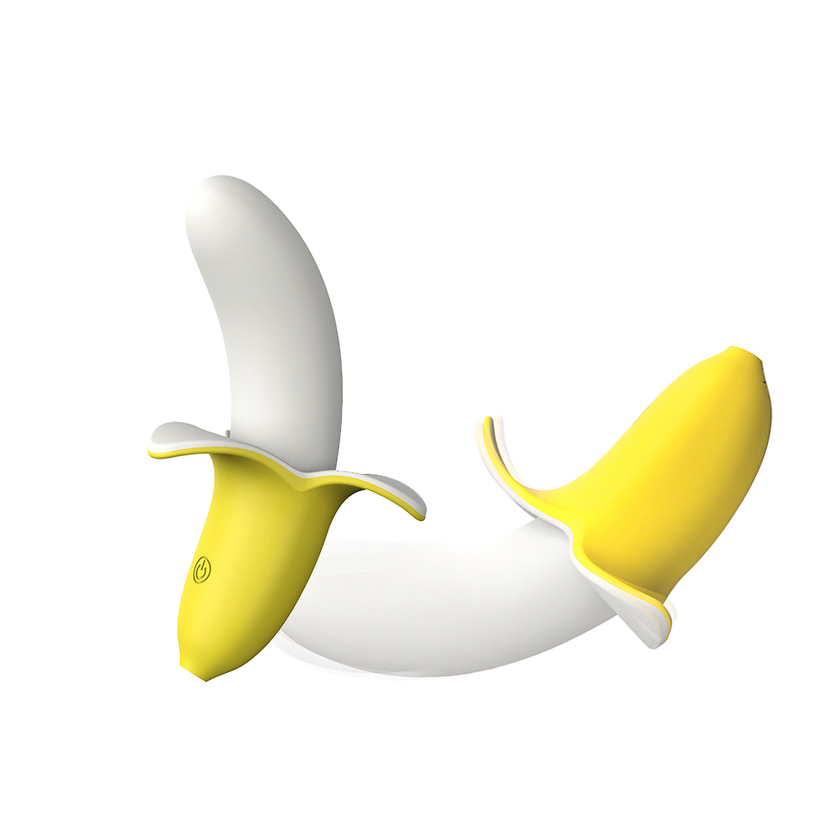 Banana Vibrator Sex Toy Discreet Massager Wand G Spot Orgasm Vibe 10-Speed Clit Stimulator
