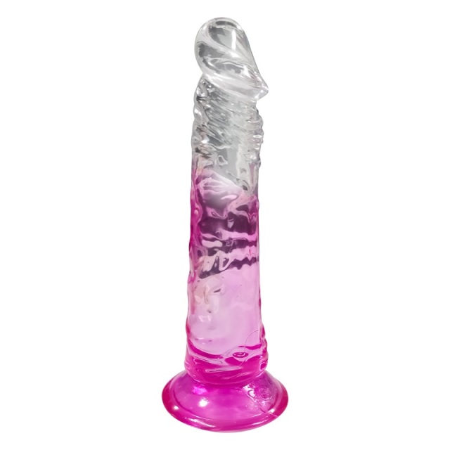 9.5 Inch Dildo with Gradient Pink Color for Women Clitoral and Anal Masturbation Cheap Female Sex Toys