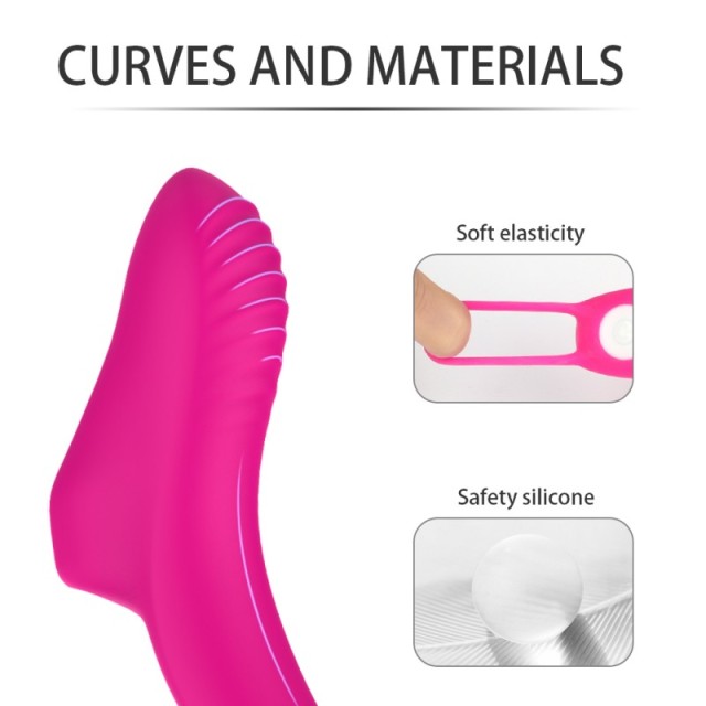S116 finger sleeve vibrator sex toy for women with 9 vibration modes clitoral stimulation