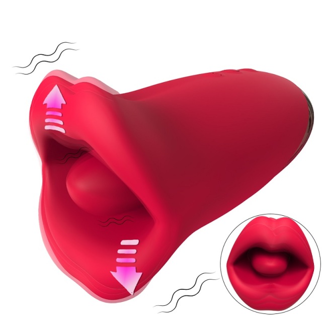sex toy 2024 lips vibrator tongue mouth shape with 9 vibration and 9 biting modes for women clit stimulation