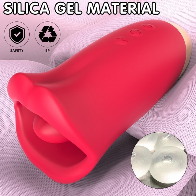 sex toy 2024 lips vibrator tongue mouth shape with 9 vibration and 9 biting modes for women clit stimulation