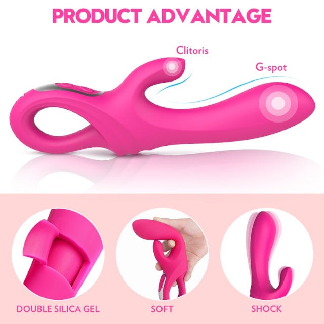 S139 new hot dual vibrator sex toys for woman with 9 vibration modes for female clit and g spot masturbation