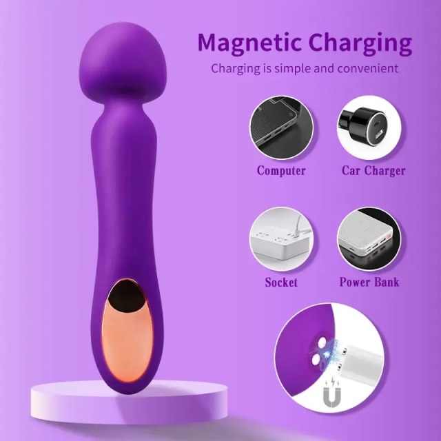 NBQ C601 Wand Massager Sex Toy with 12 Powerful Vibration Speed for Women Clitoral Stimulation or Full Body Massage