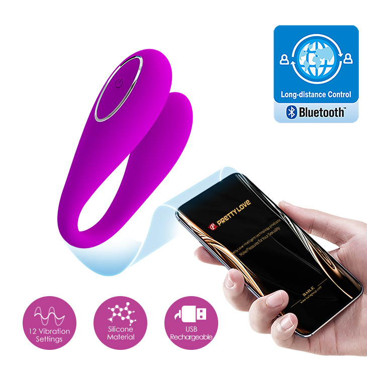 pretty love 12 vibration  Mobile APP Long-distance Control vibrator  BI-014582HP