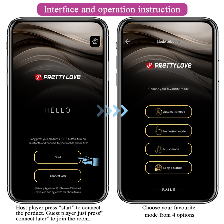pretty love 12 vibration  Mobile APP Long-distance Control vibrator  BI-014582HP