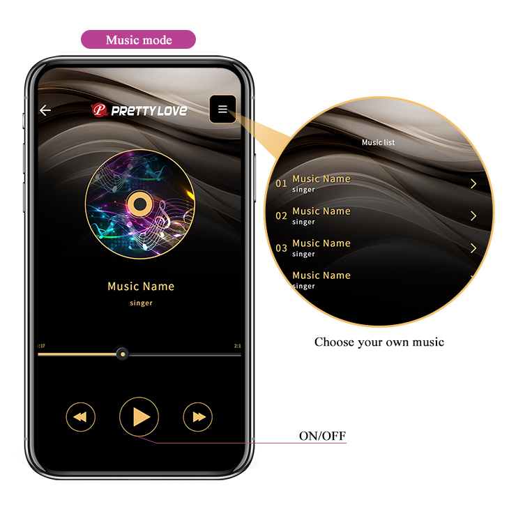 pretty love 12 vibration  Mobile APP Long-distance Control vibrator  BI-014582HP