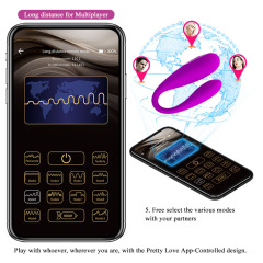 pretty love 12 vibration  Mobile APP Long-distance Control vibrator  BI-014582HP