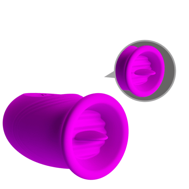 pretty love 12 vibration and tongue licking vibration love egg BI-014749
