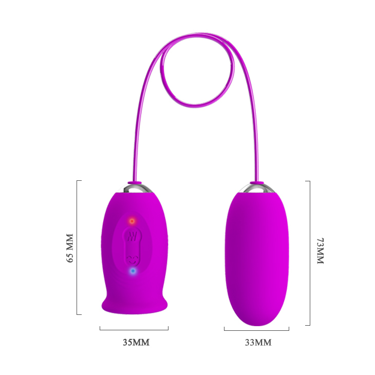pretty love 12 vibration and tongue licking vibration love egg BI-014749