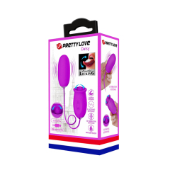 pretty love 12 vibration and tongue licking vibration love egg BI-014749
