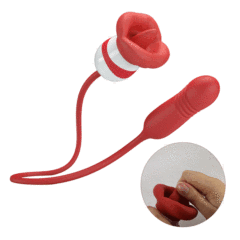 pretty love 5 vibration 5 thrusting settings 5 licking settings vibrator for woman BI-300075