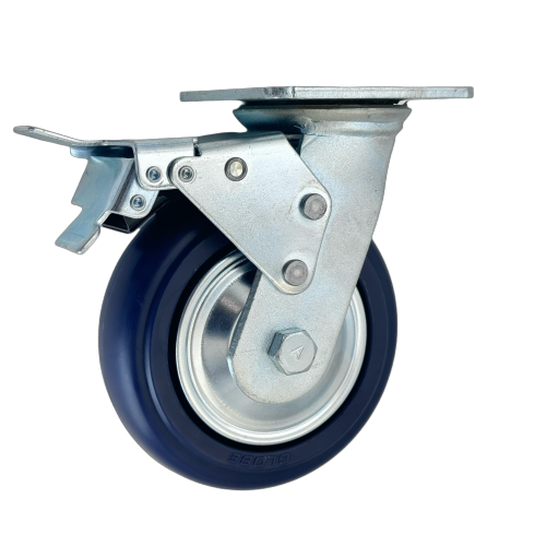 Fafeicy 5 Inch ABS Caster Wheels – 120mm Diameter Industrial Casters For Air Compressors & Tool Carts-759827