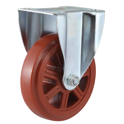 6" x 1.5" PP Wheel,4.5" x 4" Top Plate Rigid Casters, 661 lbs Load Rating