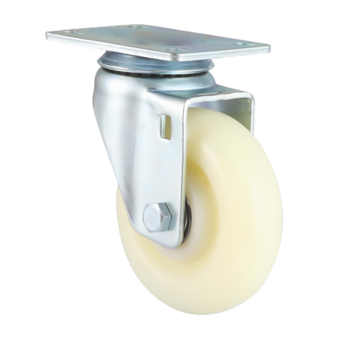 1.5" x 1" Nylon Wheel,2.4" x 1.7" Top Plate Swivel Casters, 88 lbs Load Rating