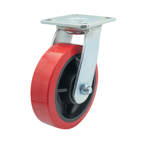 8" x 2" Premium PU Wheel,4.5" x 4" Top Plate Swivel Casters, 772 lbs Load Rating