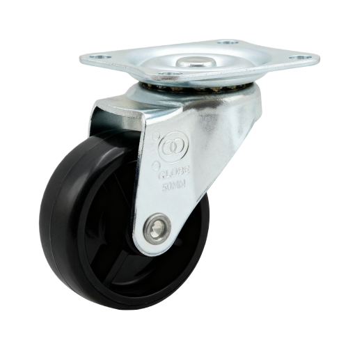 1.5" x 0.5" PP Wheel,1.5" x 1.3" Top Plate Swivel Casters, 35 lbs Load Rating