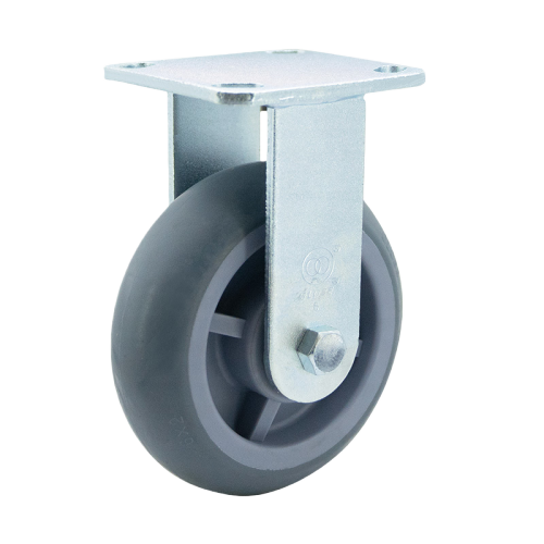6" x 2" Premium TPR Wheel,4.5" x 4" Top Plate Rigid Casters, 463 lbs Load Rating