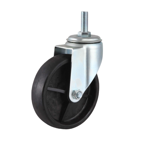 8" x 2" Phenolic Wheel, Threaded Stem Casters, 772 lbs Load Rating
