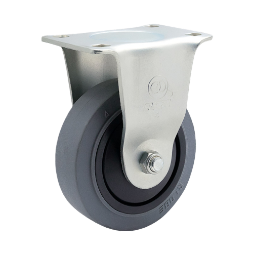 3" x 1.5" Conductive TPR Wheel,3.7" x 2.6" Top Plate Rigid Casters, 176 lbs Load Rating