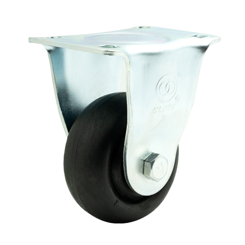3.5" x 1.5" Phenolic Wheel,3.7" x 2.6" Top Plate Rigid Casters, 243 lbs Load Rating