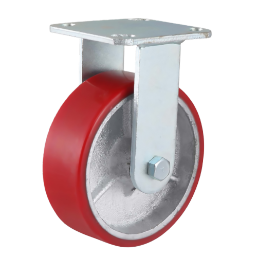 5" x 2" Polyurethane Wheel,4.5" x 4" Top Plate Rigid Casters, 772 lbs Load Rating