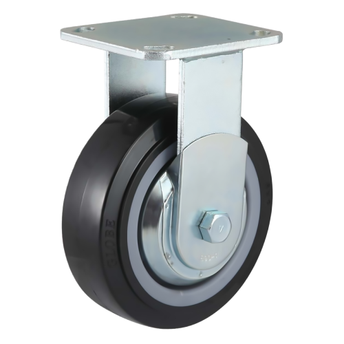 6" x 2" Premium PU Wheel,4.5" x 4" Top Plate Rigid Casters, 904 lbs Load Rating