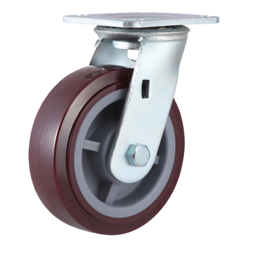 8" x 2" Premium PU Wheel,4.5" x 4" Top Plate Swivel Casters, 926 lbs Load Rating