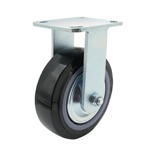 6" x 2" Premium PU Wheel,4.5" x 4" Top Plate Rigid Casters, 904 lbs Load Rating