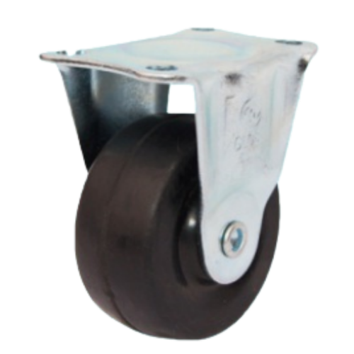 2" x 1" Rubber Wheel,2.3" x 2" Top Plate Rigid Casters, 66 lbs Load Rating