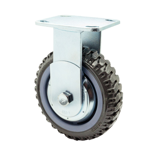 8" x 2" Polyurethane Wheel,4.5" x 4" Top Plate Rigid Casters, 926 lbs Load Rating