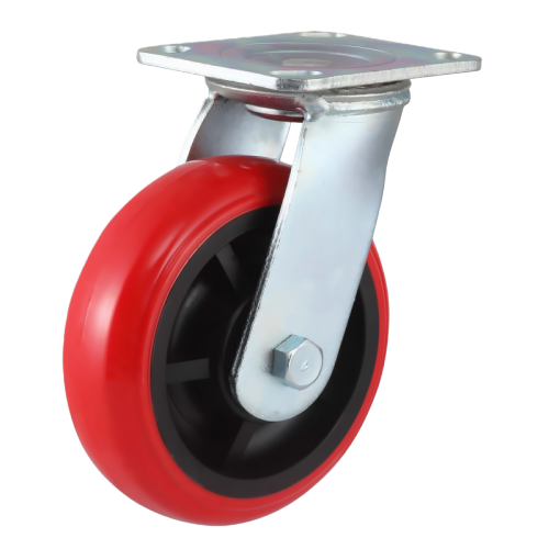 8" x 2" Premium PU Wheel,4.5" x 4" Top Plate Swivel Casters, 772 lbs Load Rating