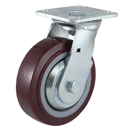 6" x 2" Premium PU Wheel,4.5" x 4" Top Plate Swivel Casters, 904 lbs Load Rating