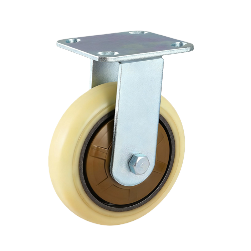 8" x 2" Polyurethane Wheel,4.5" x 4" Top Plate Rigid Casters, 926 lbs Load Rating