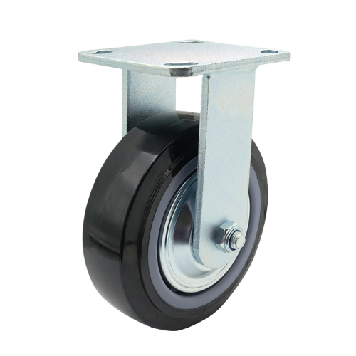 4" x 2" Premium PU Wheel,4.5" x 4" Top Plate Rigid Casters, 617 lbs Load Rating