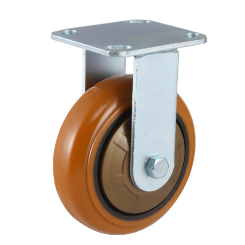 5" x 2" Polyurethane Wheel,4.5" x 4" Top Plate Rigid Casters, 772 lbs Load Rating