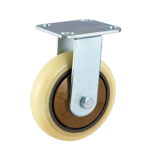 4" x 2" Polyurethane Wheel,4.5" x 4" Top Plate Rigid Casters, 617 lbs Load Rating