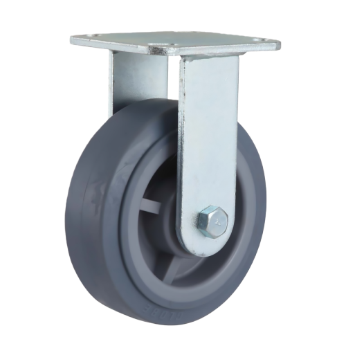 6" x 2" Premium TPR Wheel,4.5" x 4" Top Plate Rigid Casters, 617 lbs Load Rating