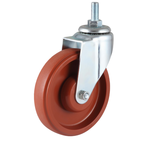 4" x 1" PP Wheel, Threaded Stem Casters, 176 lbs Load Rating