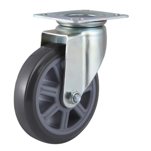 8" x 2" Noise Reducing PU Wheel,4.5" x 4" Top Plate Swivel Casters, 772 lbs Load Rating