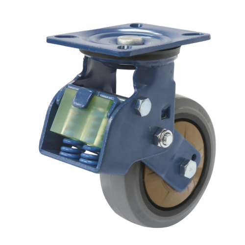 5" x 2" Noise Reducing Rubber Wheel,5.5" x 4.3" Spring Loaded Casters, 661 lbs Load Rating
