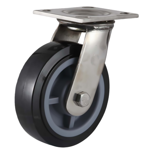 5" x 2" Premium PU Wheel,4.5" x 4" Top Plate Swivel Casters, 772 lbs Load Rating