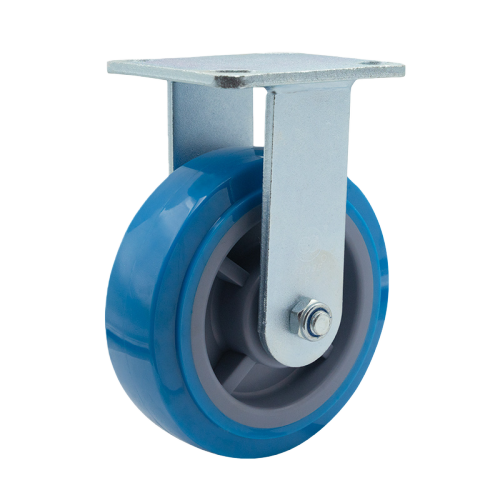 4" x 2" Premium PU Wheel,4.5" x 4" Top Plate Rigid Casters, 617 lbs Load Rating