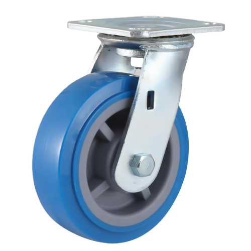 6" x 2" Premium PU Wheel,4.5" x 4" Top Plate Swivel Casters, 904 lbs Load Rating
