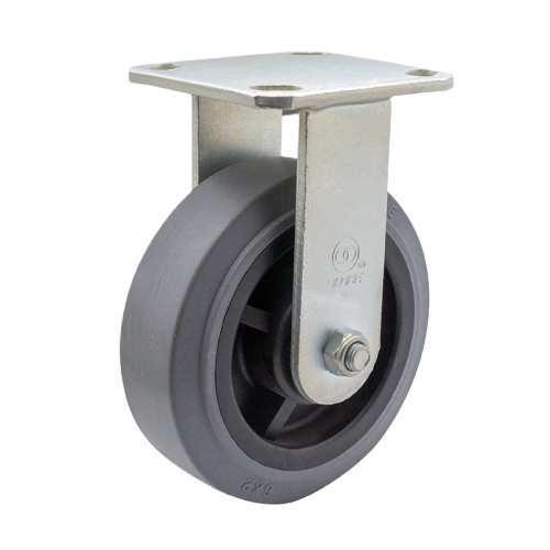 8" x 2" Conductive TPR Wheel,4.5" x 4" Top Plate Rigid Casters, 683 lbs Load Rating