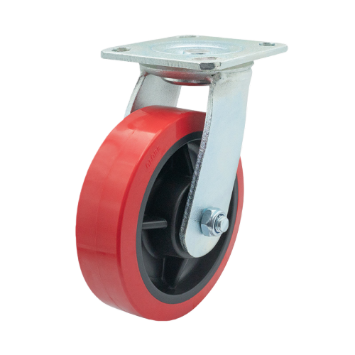4" x 2" Premium PU Wheel,4.5" x 4" Top Plate Swivel Casters, 441 lbs Load Rating